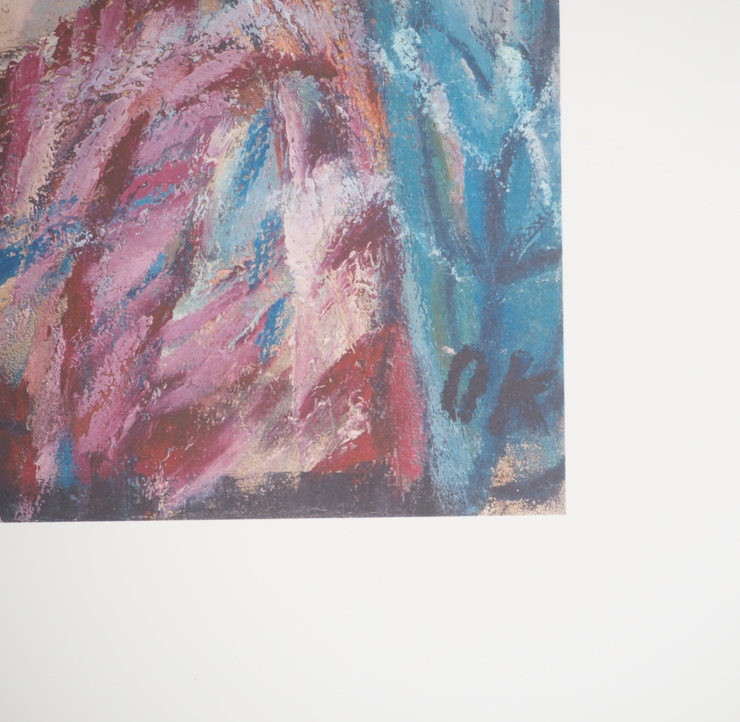 Oskar KOKOSCHKA : Portrait d'Alma Mahler - Lithographie signée