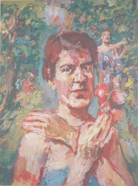 Oskar KOKOSCHKA : Portrait d'Olda Kokoschka - Lithographie