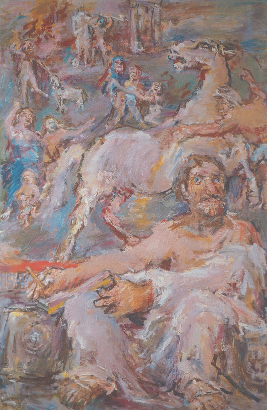 Oskar KOKOSCHKA : Hérodote - Lithographie