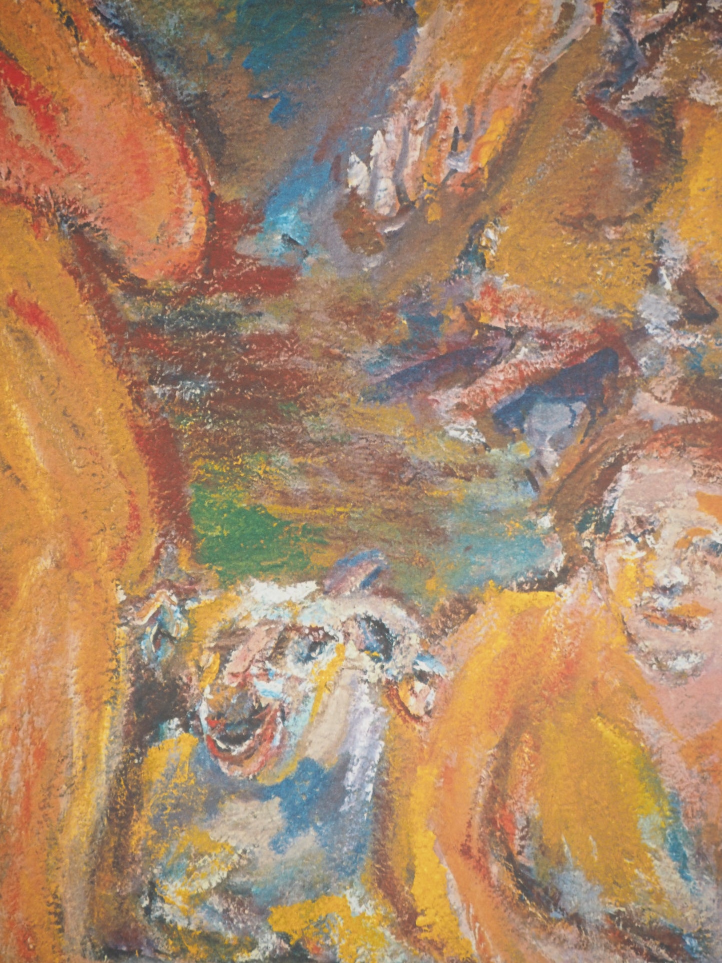 Oskar KOKOSCHKA : Thésée et Penthésilée - Lithographie