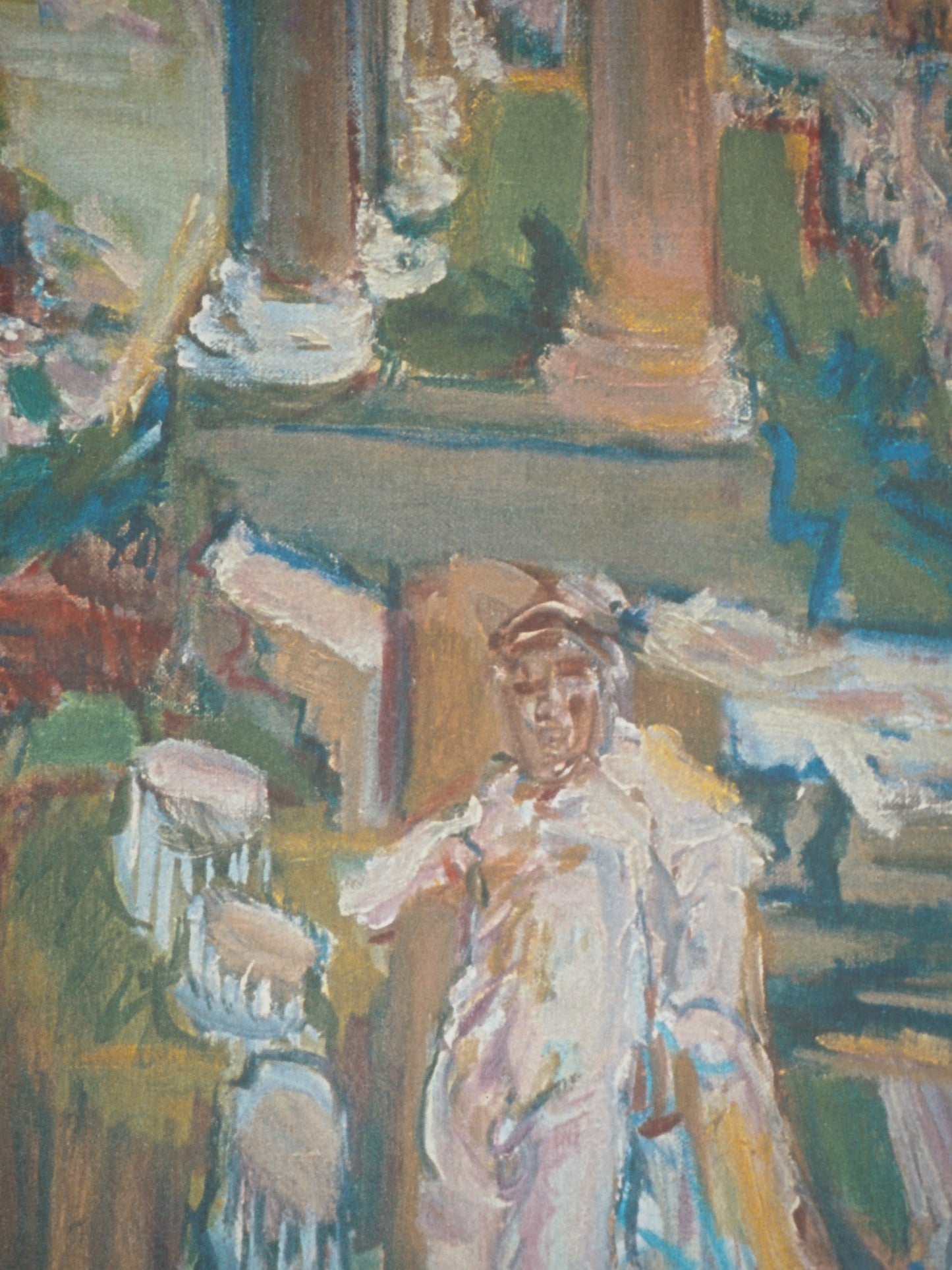 Oskar KOKOSCHKA : Forum romain - Lithographie signée
