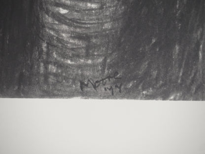 Henry MOORE : Eléphants dans la forêt - Lithographie signée
