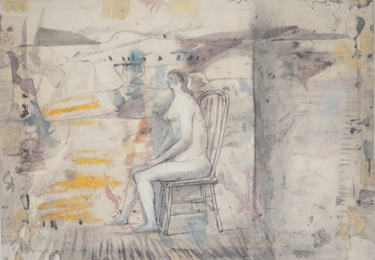 Henry MOORE : La Muse - Lithographie signée