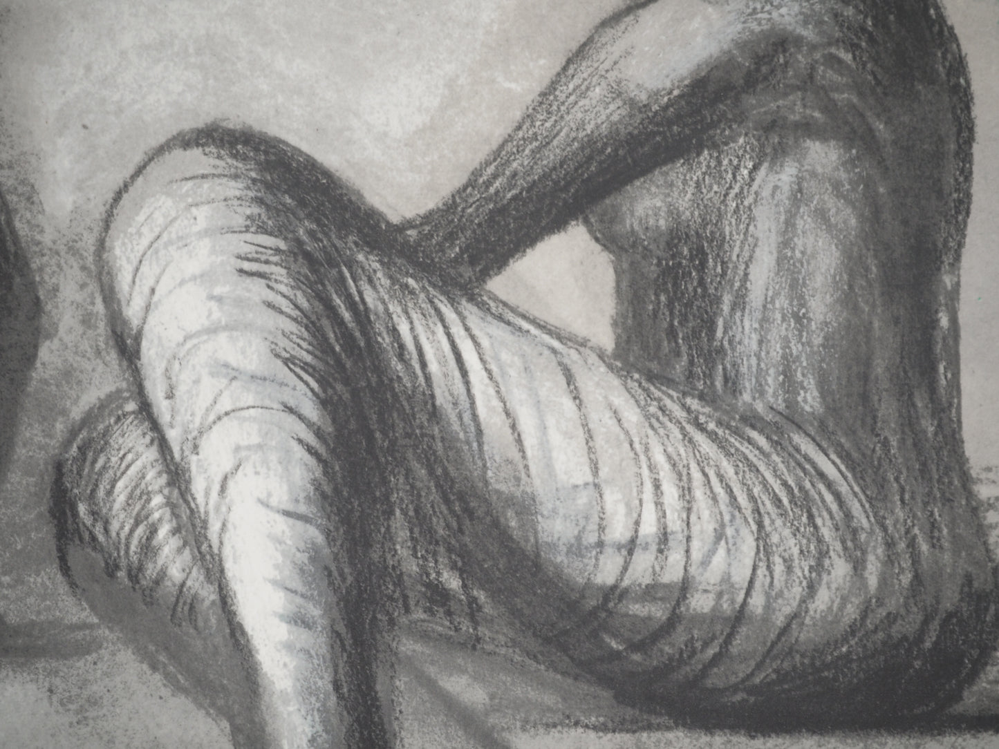 Henry MOORE : Jeunes femmes à la plage - Lithographie signée