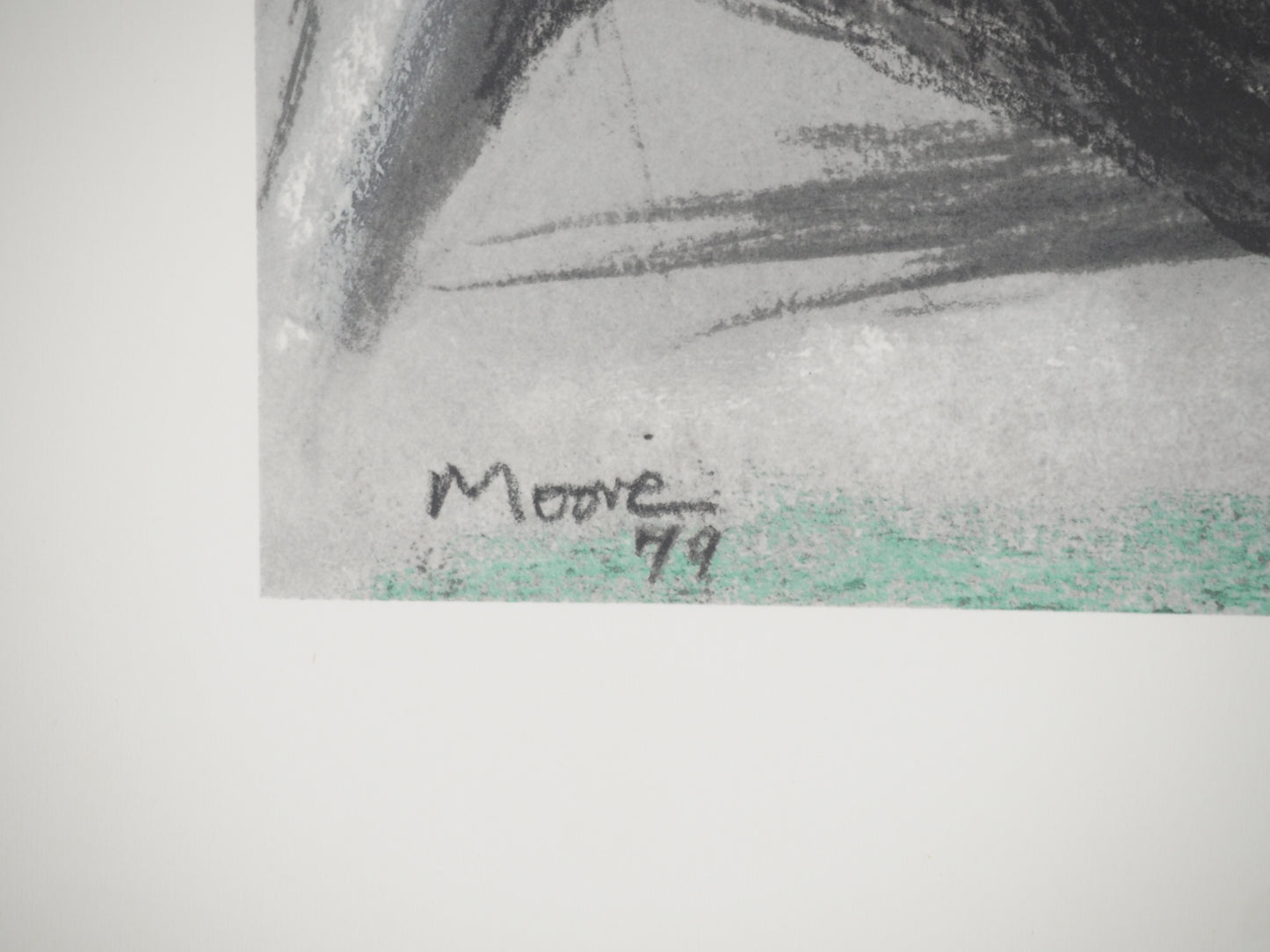 Henry MOORE : Jeunes femmes à la plage - Lithographie signée