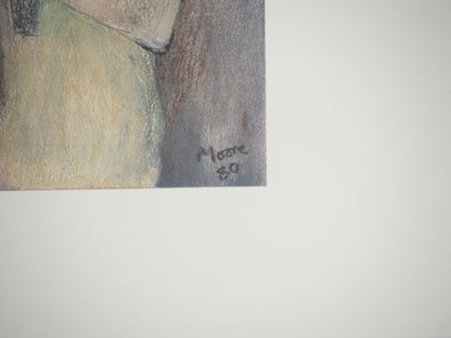 Henry MOORE : Trio de figures - Lithographie signée