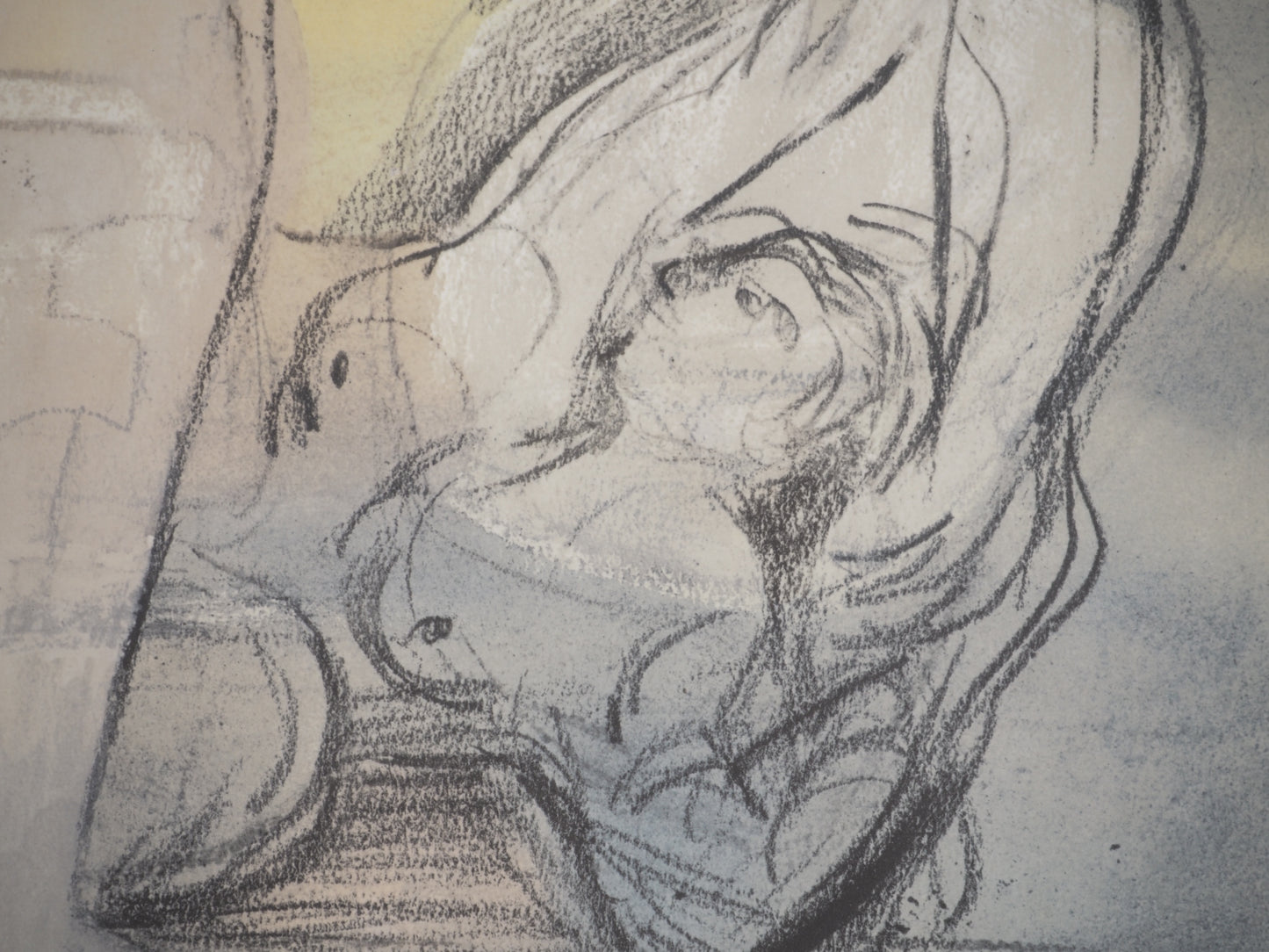 Henry MOORE : Nu allongé - Lithographie signée