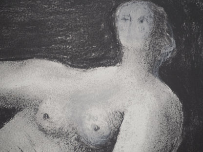 Henry MOORE : Le modèle - Lithographie signée