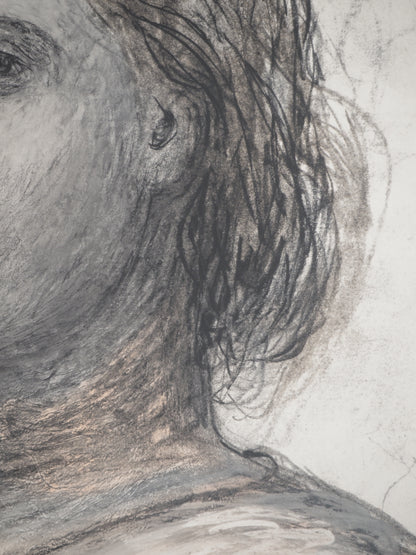 Henry MOORE : Portrait de femme - Lithographie signée