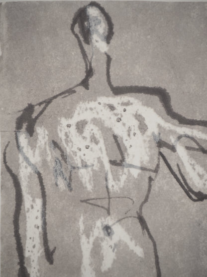 Henry MOORE : Les amoureux - Lithographie signée
