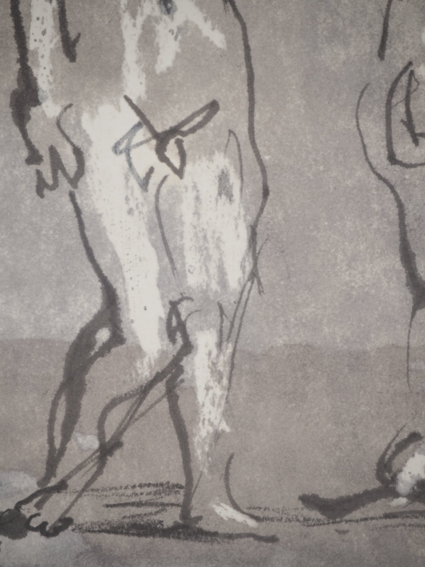 Henry MOORE : Les amoureux - Lithographie signée