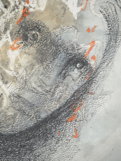 Henry MOORE : Alice de profil - Lithographie signée