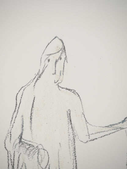 Henry MOORE : Le mendiant - Lithographie signée