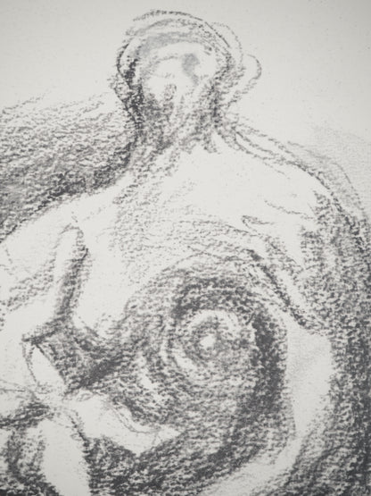 Henry MOORE : Tendre enfance - Lithographie signée