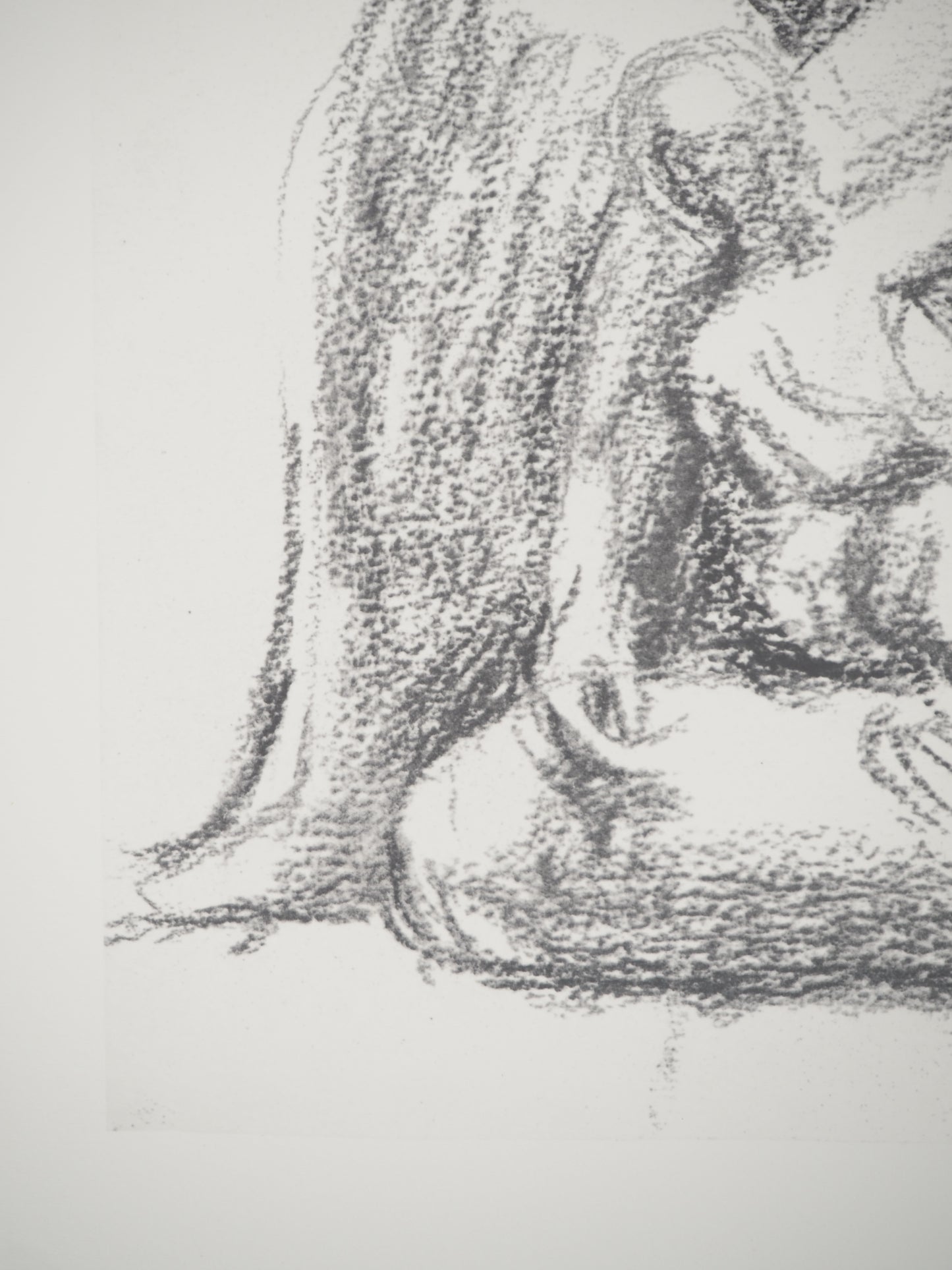 Henry MOORE : Tendre enfance - Lithographie signée