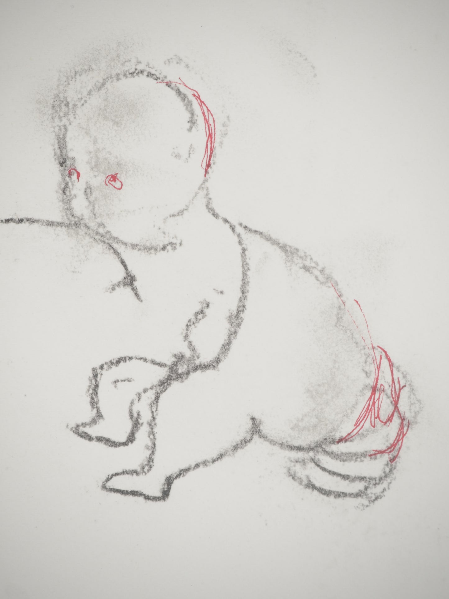 Henry MOORE : Amour maternel - Lithographie signée