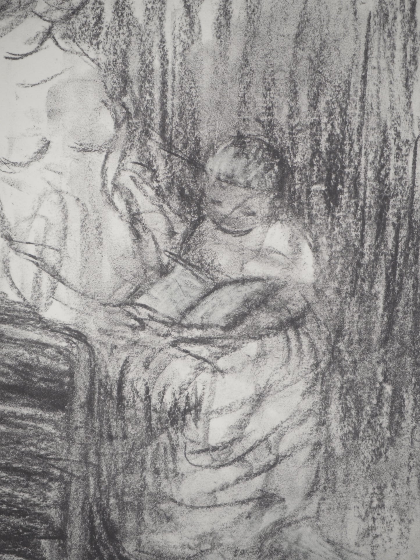 Henry MOORE : Moment de tendresse - Lithographie signée