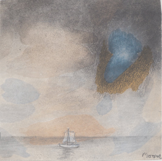 Henry MOORE : Orage en mer - Lithographie signée