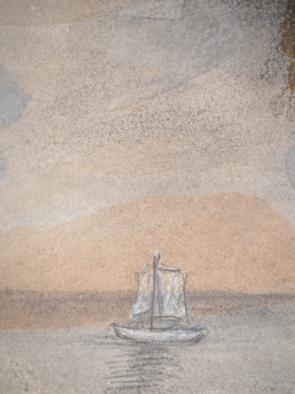 Henry MOORE : Orage en mer - Lithographie signée