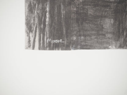 Henry MOORE : L'attente - Lithographie signée