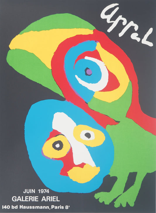 Karel APPEL : Ariel - Lithographie originale signée