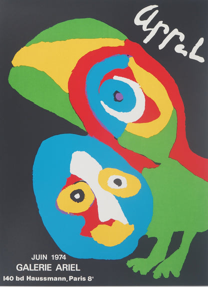 Karel APPEL : Ariel - Lithographie originale signée