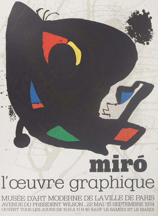 Joan MIRO : Animal Surréaliste - Lithographie originale