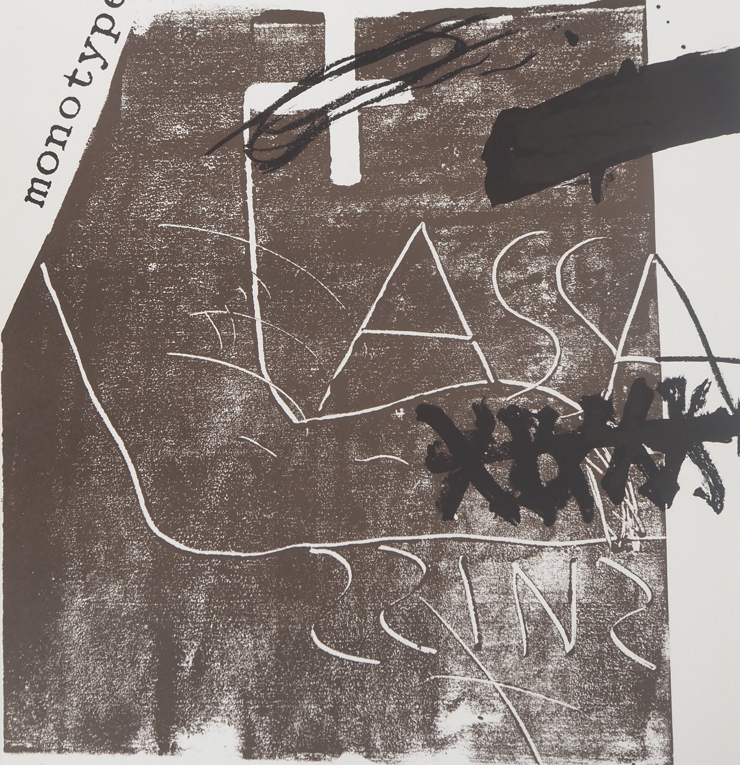 Antoni TAPIES : Monotypes - Lithographie originale