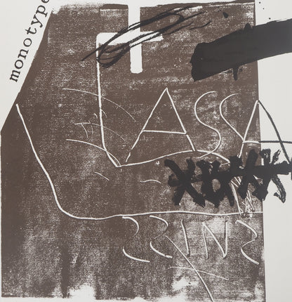 Antoni TAPIES : Monotypes - Lithographie originale