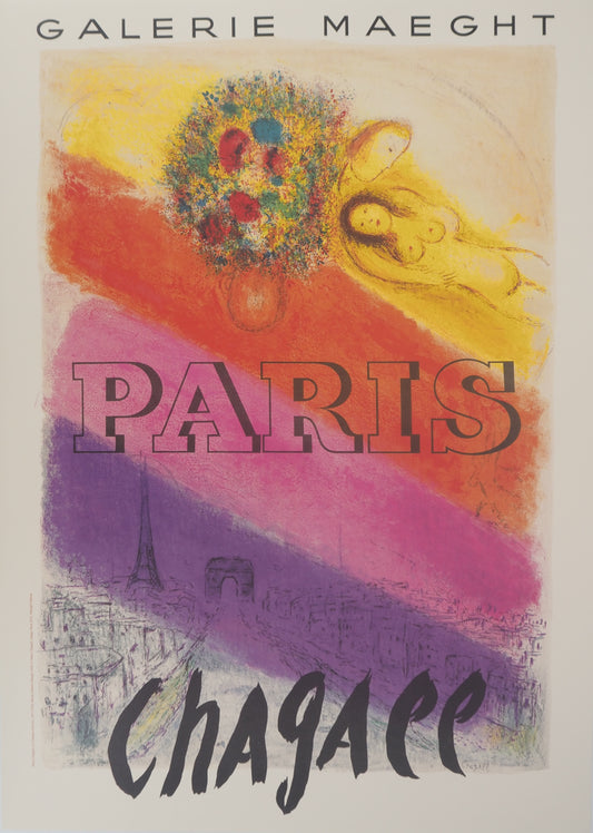 Marc CHAGALL : Paris - Affiche originale