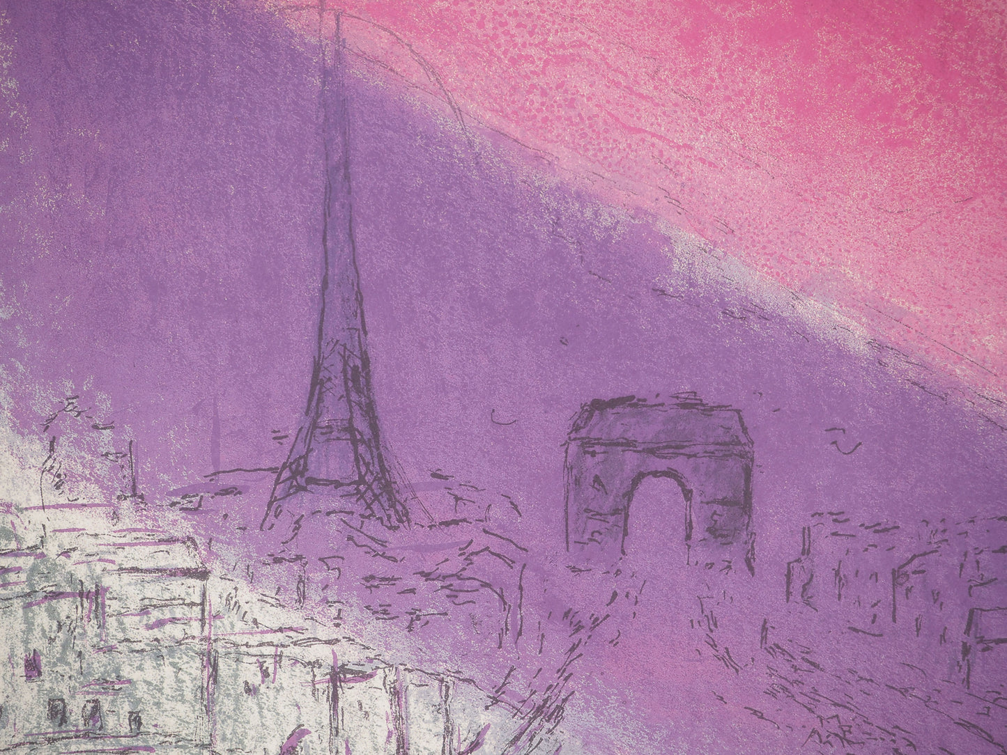 Marc CHAGALL : Paris - Affiche originale
