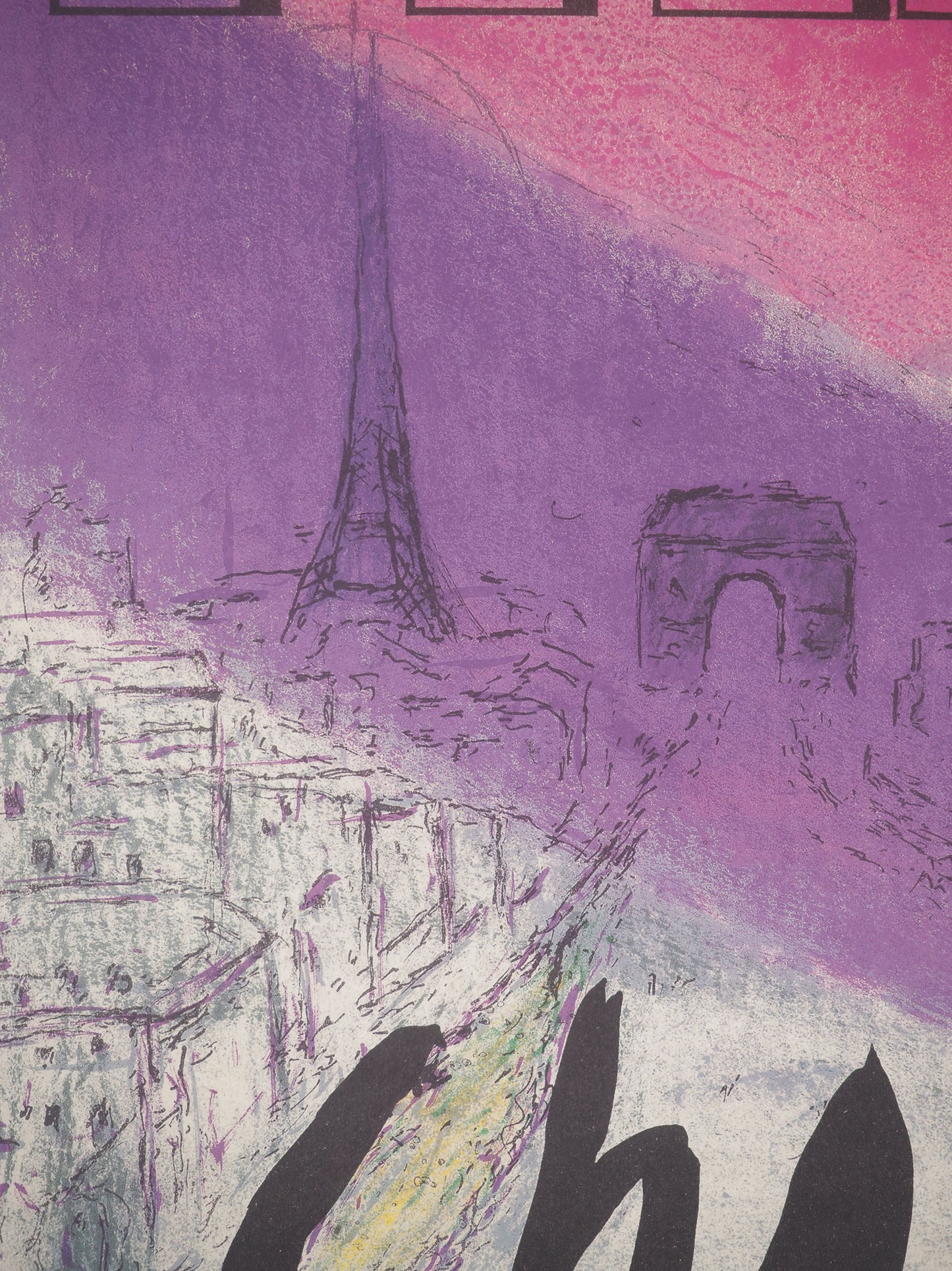 Marc CHAGALL : Paris - Affiche originale