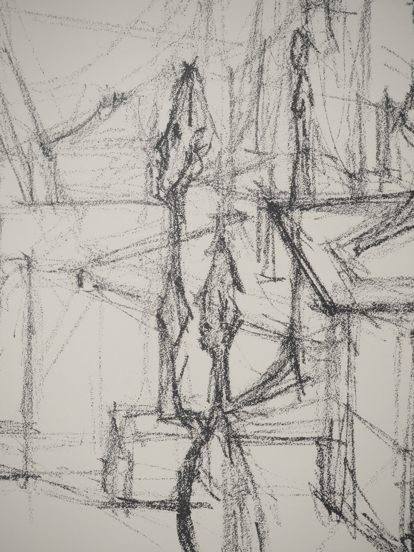 Alberto GIACOMETTI : L'Atelier - Lithographie originale signée