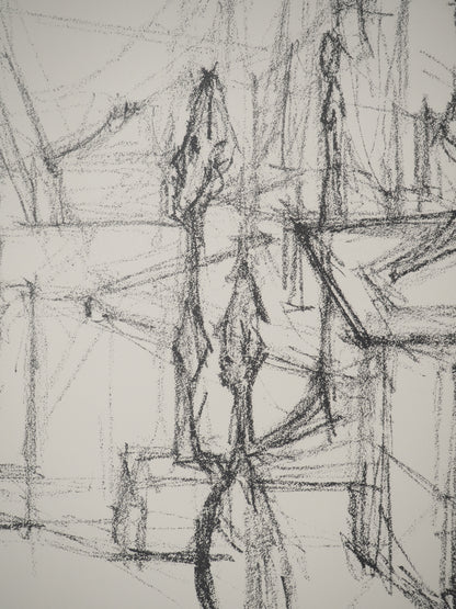 Alberto GIACOMETTI : L'Atelier - Lithographie originale signée