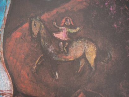 Marc CHAGALL : Le jongleur - Affiche originale signée