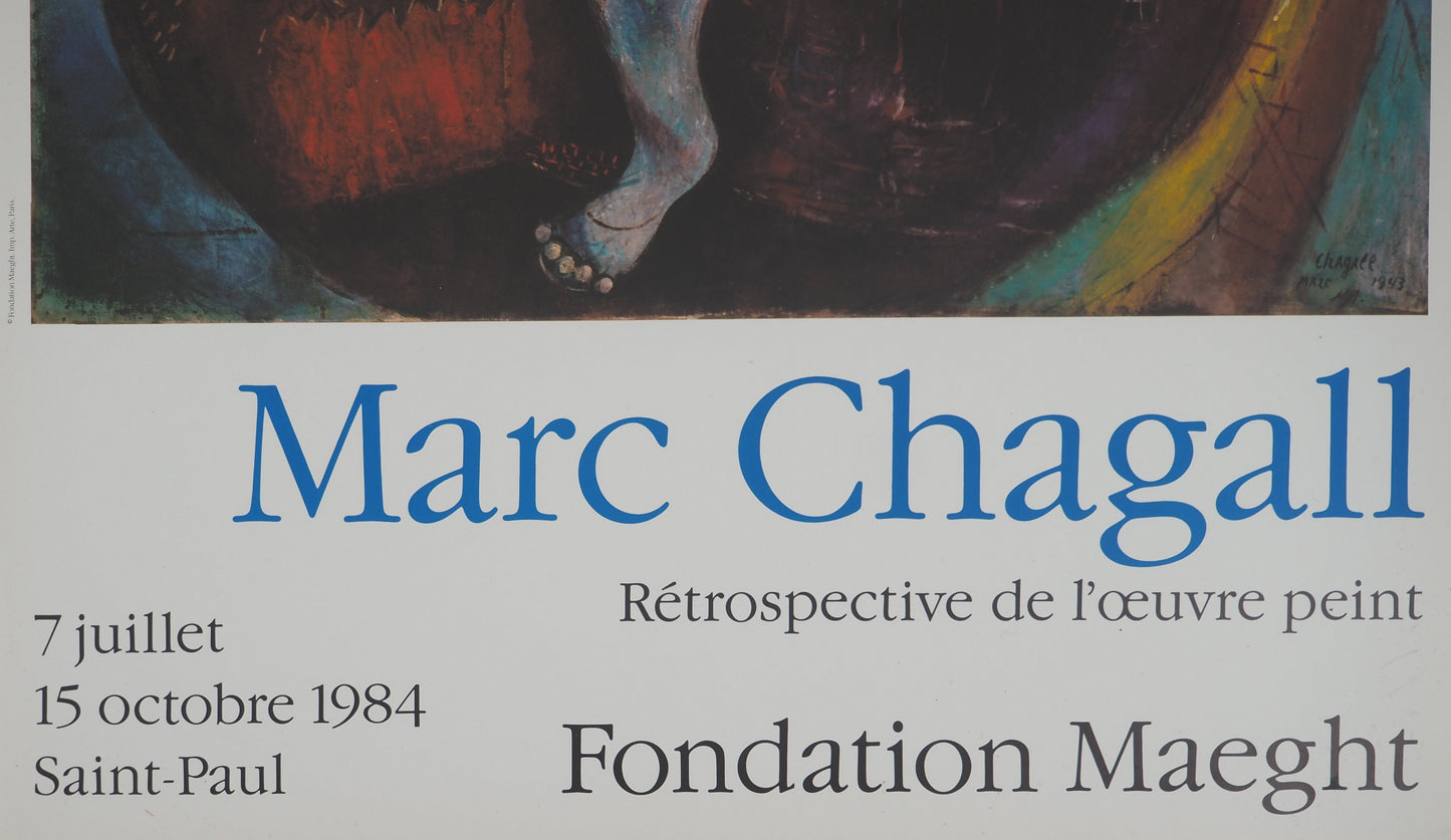 Marc CHAGALL : Le jongleur - Affiche originale signée