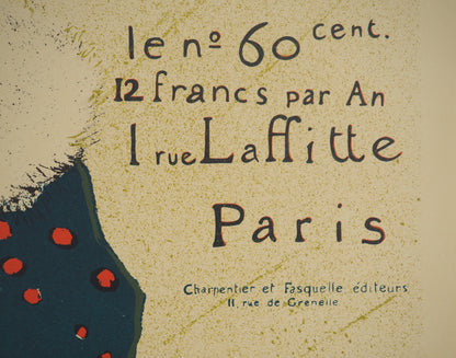 Henri DE TOULOUSE LAUTREC : La Revue blanche - Affiche originale