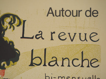 Henri DE TOULOUSE LAUTREC : La Revue blanche - Affiche originale