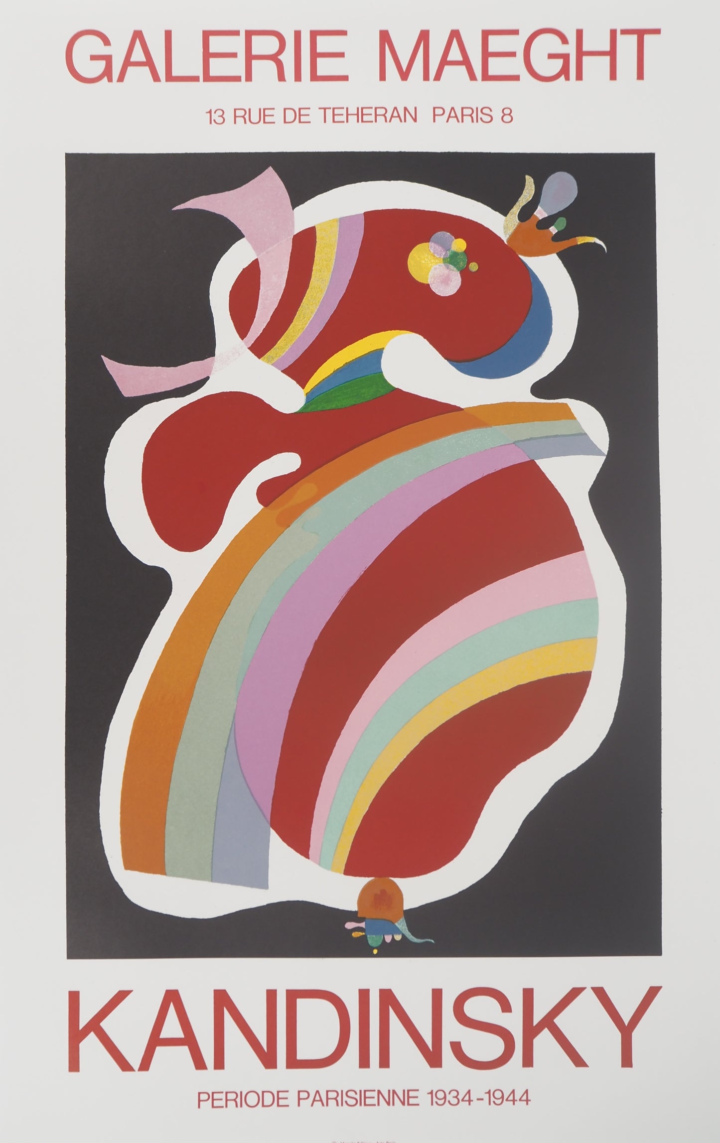 Vassily KANDINSKY : Période parisienne - Lithographie en couleurs