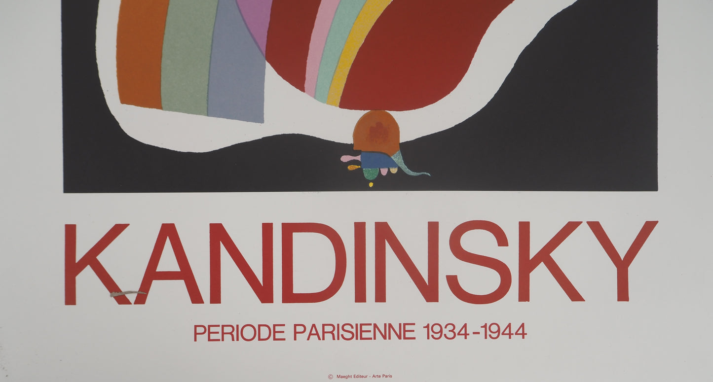 Vassily KANDINSKY : Période parisienne - Lithographie en couleurs