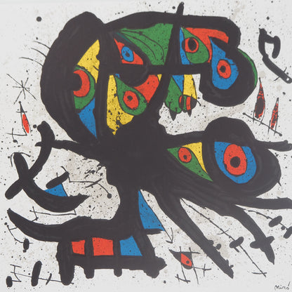 Joan MIRO : Agora - Affiche en lithographie originale signée