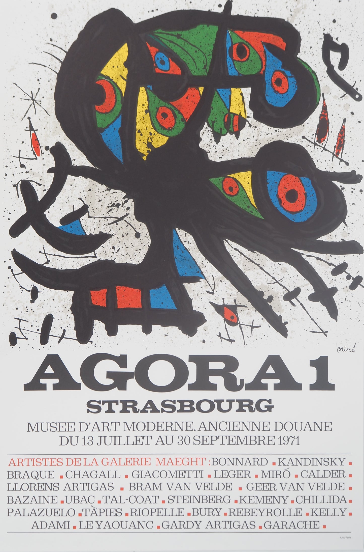 Joan MIRO : Agora - Affiche en lithographie originale signée