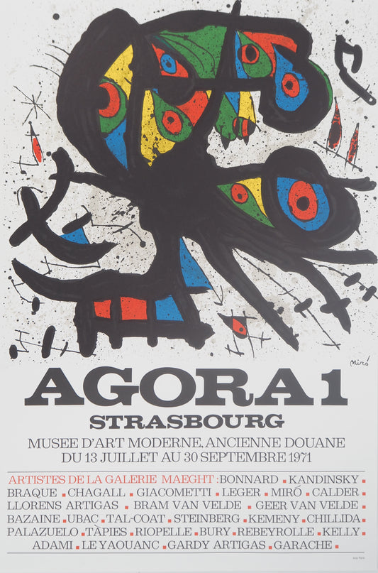 Joan MIRO : Agora - Affiche en lithographie originale signée