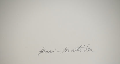 Henri MATISSE : Nu au repos - Lithographie signée