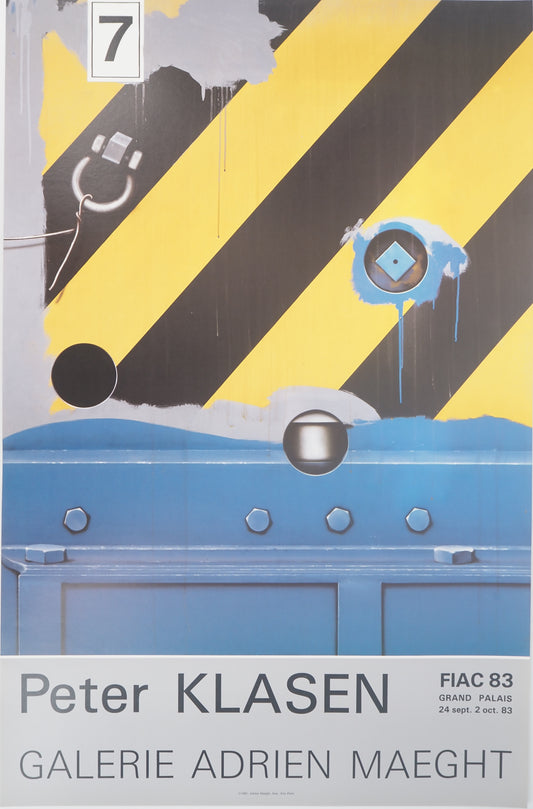 Peter KLASEN : FIAC 1983 - Affiche originale