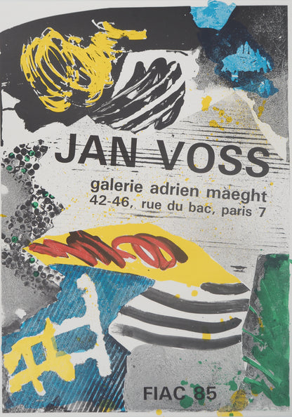 Jan VOSS : FIAC 1985 - Lithographie originale