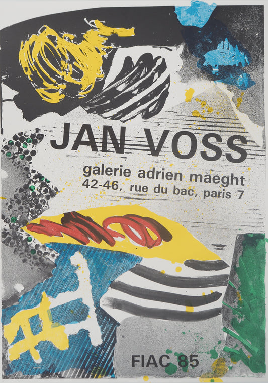 Jan VOSS : FIAC 1985 - Lithographie originale