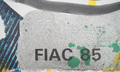 Jan VOSS : FIAC 1985 - Lithographie originale