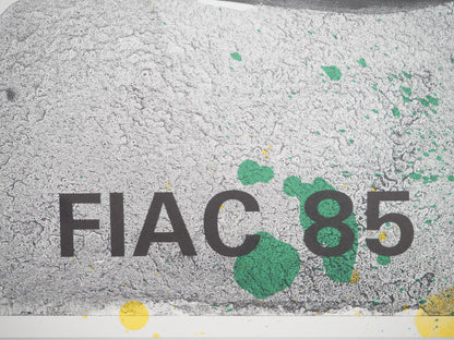 Jan VOSS : FIAC 1985 - Lithographie originale