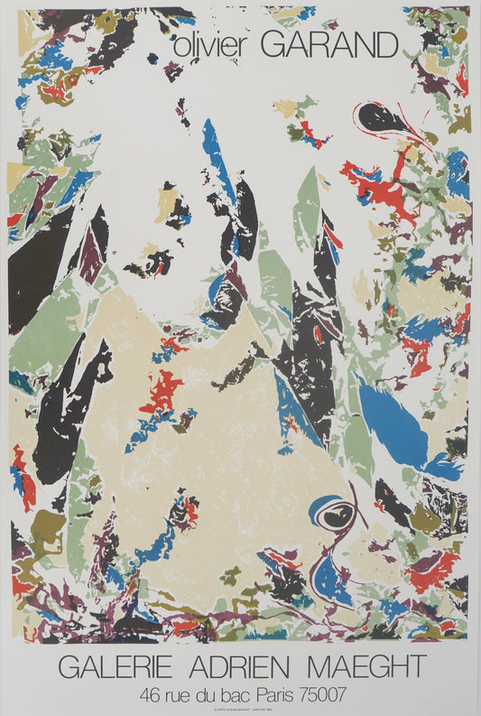 Olivier GARAND : Exposition 1982 - Lithographie originale